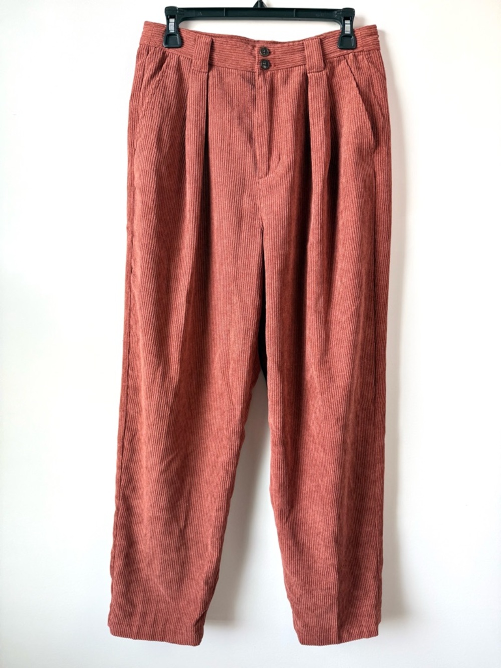 Madewell‎ Corduroy High Rise Tapered Leg Pants Dusty Redwood 6 - Picture 3 of 9